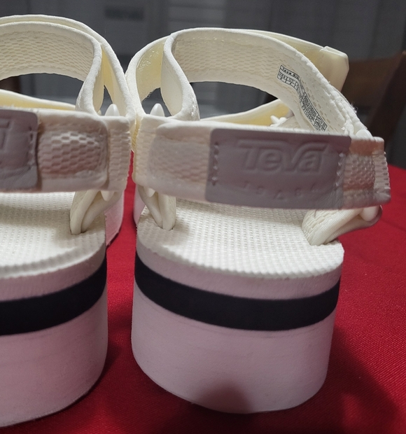 Teva Women's Ivory Platform Sandals - Picture 2 of 6